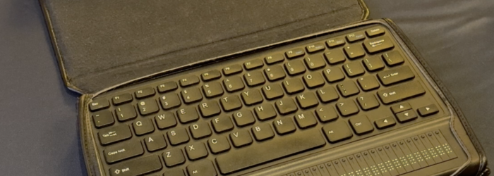 screenshot of Mantis Q40 braille display